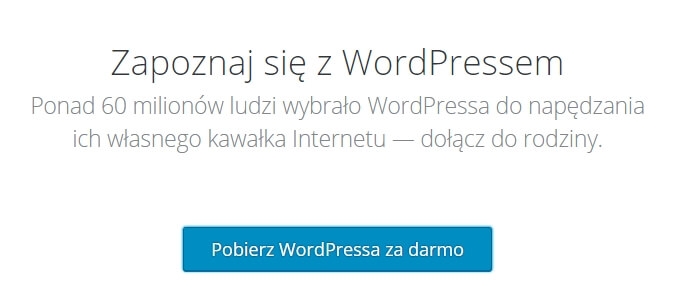 Pobierz WordPress za darmo
